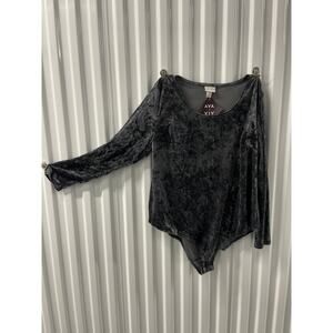 Ava & VIV Velvet L/S Women’s 2X Bodysuit  Zodiac Might/ w9 MRR